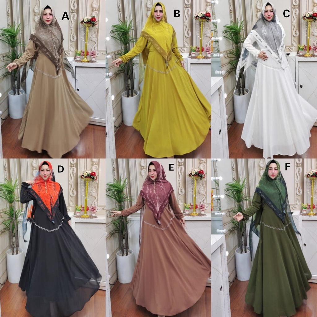 Dress Syari Wanita Thanisa by Al Gibran