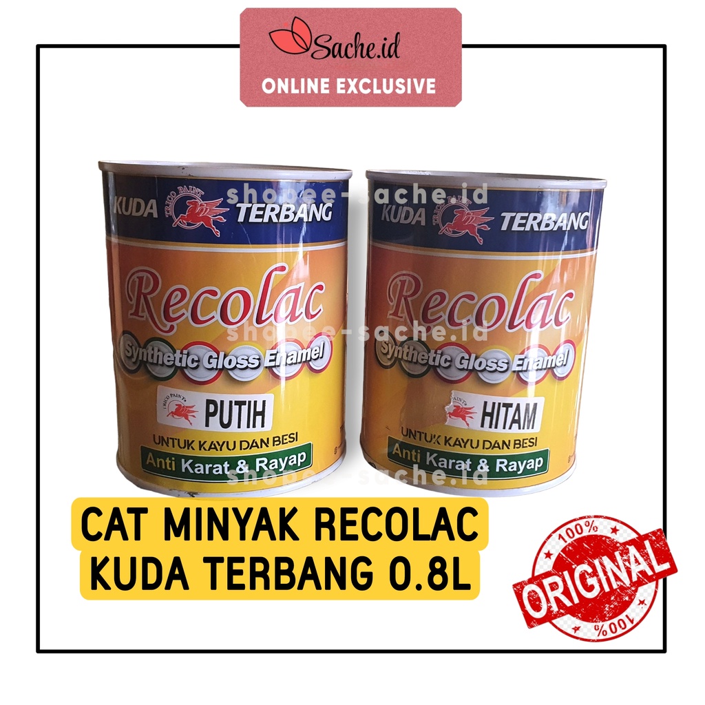 

Cat Kayu dan Besi RECOLAC Kuda Terbang Cat Minyak 0.8L