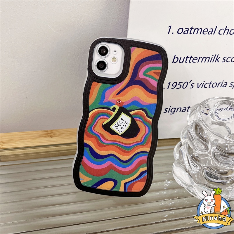 Realme 10 9 Pro+C35 C33 C31 C30 C30s C21 C21Y C25Y C25 C25s C20 C20A C17 C15 C12 C11 8 8i 7i 5 5i 5s 6i C3 Narzo 50i 50A Prime Creative Watercolor Aesthetic Casing Handphone Tahan Guncangan