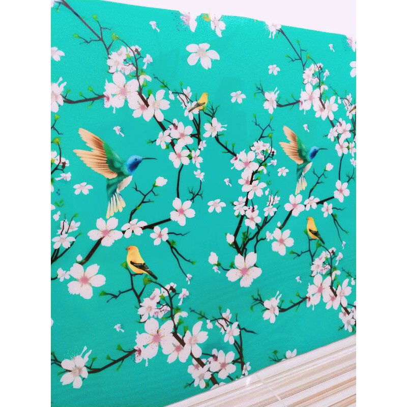 Fiber Pagar Motif Bunga Sakura