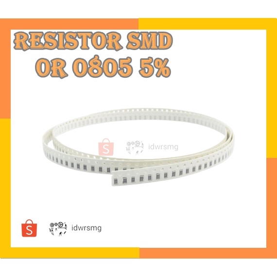 Resistor SMD 0R 0 Ohm 0805 5%