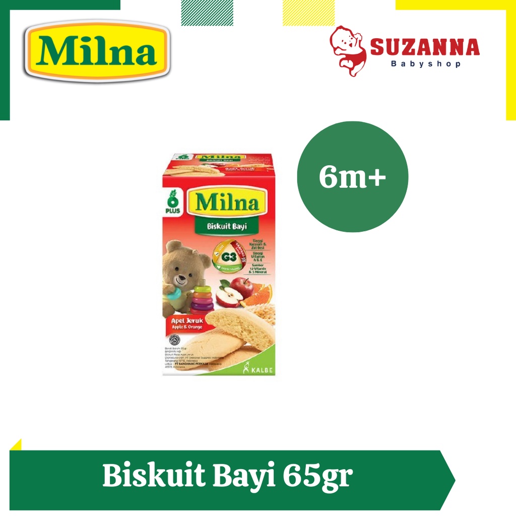 Milna Biskuit Bayi 65gr - Cemilan Bayi