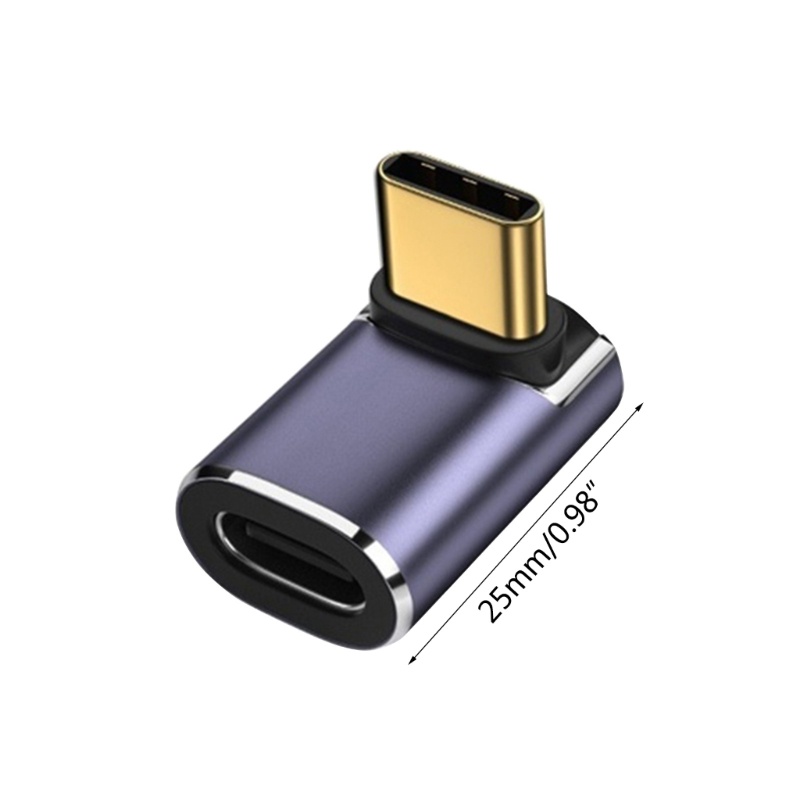 Zzz 1paket 100W 40Gbps Adaptor USB C PD Tipe C Male to Female Extender 8k @ 60Hz Video