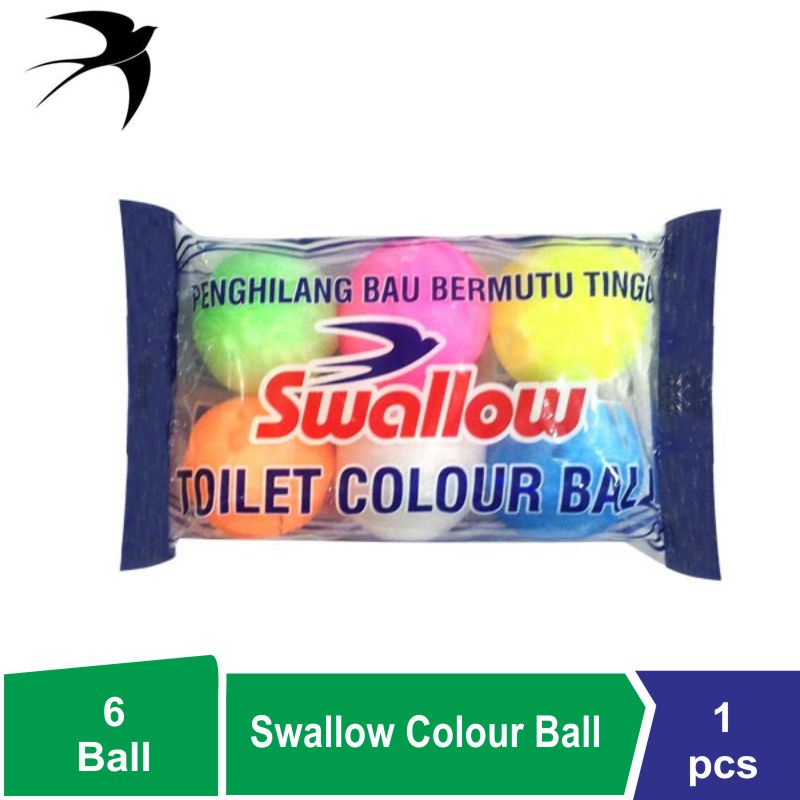 Swallow Colour Ball Pengharum Kamar Mandi Kapur