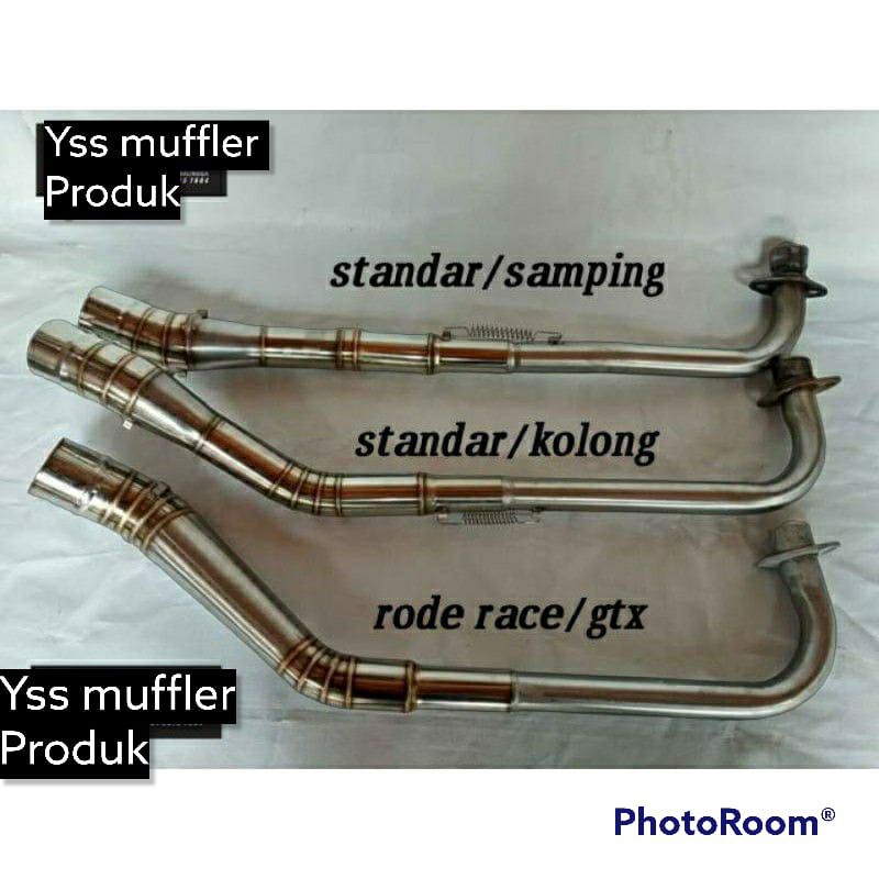 TERLARIS!!! pipa gulubanyak header leher 3 variasi standar samping standar kolong road race pilih 1 untuk motor Vega Jupiter smash Shogun Supra 110 Supra 125 kharisma dll