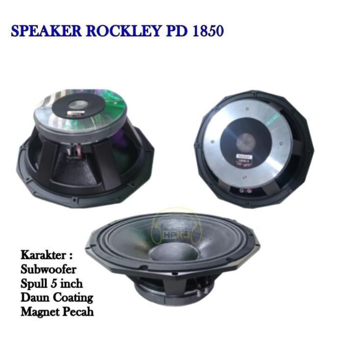 SPEAKER ROCKLEY 18" PD 1850 speaker komponen 18" merk ROCKLEY PD 1850 .