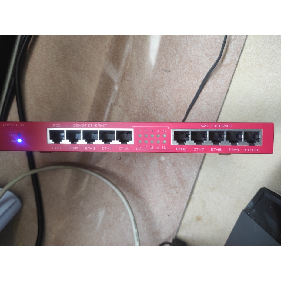 Mikrotik RB2011IL-N Gigabyte Bekas Murah