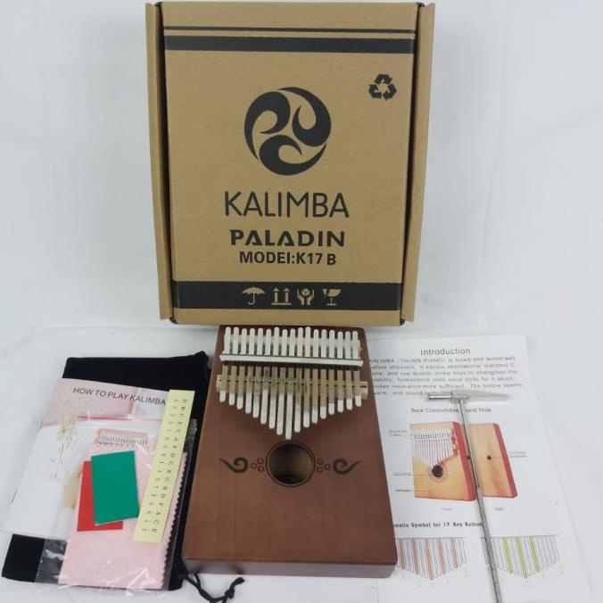 Kalimba Winly K17 -kalimba inlude sofcase pelindung-kalimba PALADIN
