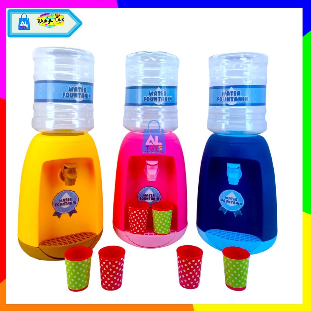 MAINAN MINUM SET GELAS GALON DISPENSER JUMBO / MAINAN ANAK PEREMPUAN GALON DISPENSER SET