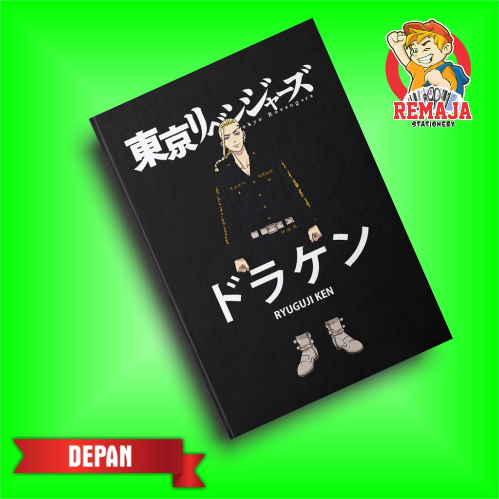 

Notebook / Pocket Book HARDCOVER Anime Tokyo Revengers DRAKEN Ukuran A5 & A6 / Notes Book
