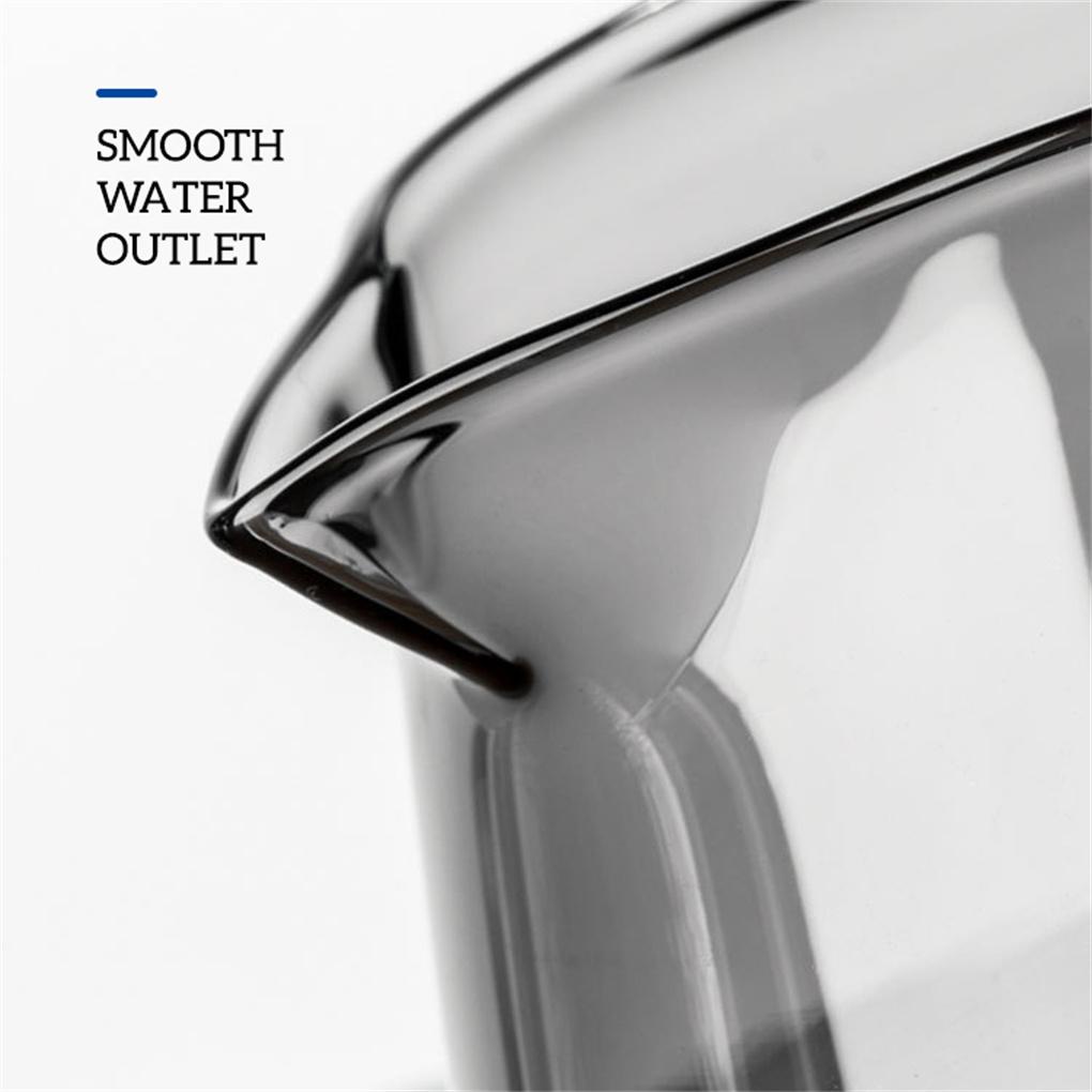 Server Kopi Kaca 600ml Es Teh Air Minuman Pour Over Dripper Dengan Skala Peralatan Minum Rumah Tangga Kantor Bar Pot Dapur