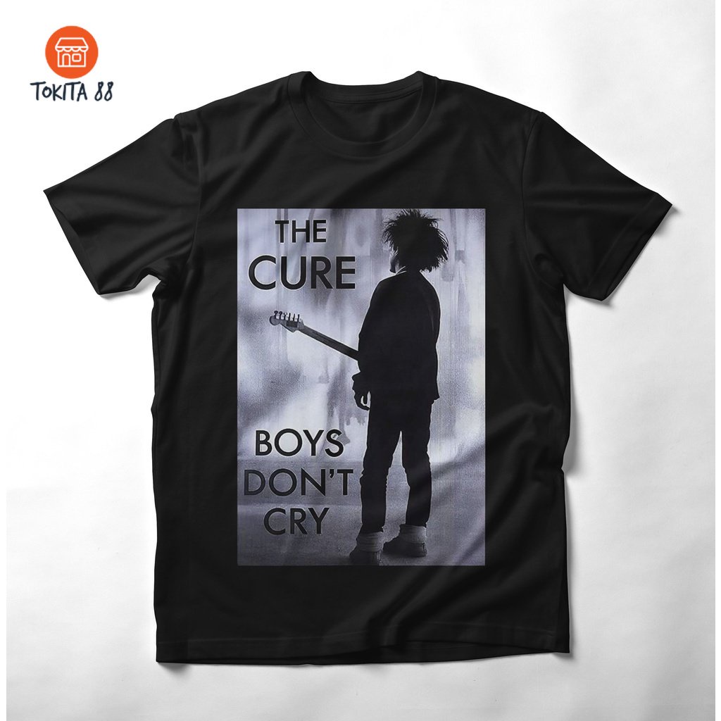kaos THE CURE BOYS DONT CRY Premium Tshirt the cure, kaos band the cure, kaos music, kaos distro pri