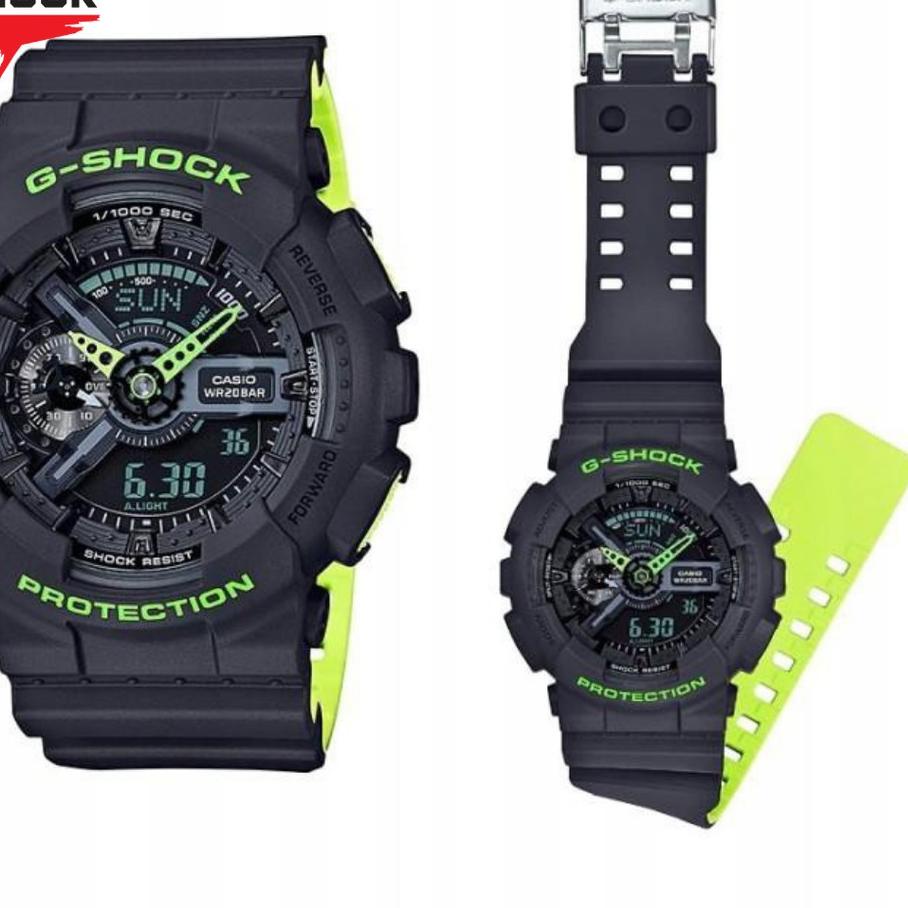 UHT254 Jam Tangan GSHOCK OnePiece GA110 waterproof automatic LED lighting sport FULLSET |