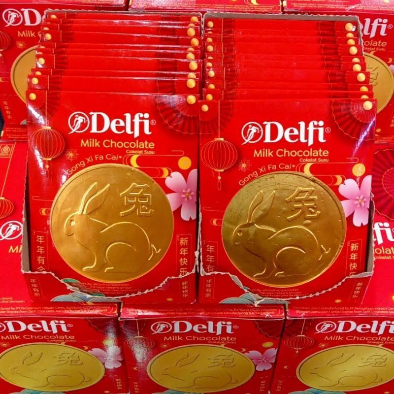 

Delfi Milk Chocolate Big Coin spesial imlek 25gr