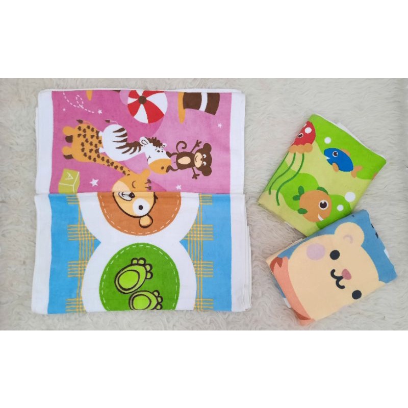 Handuk Bayi Motif Koket/Handuk Baby/Handuk Bayi Besar