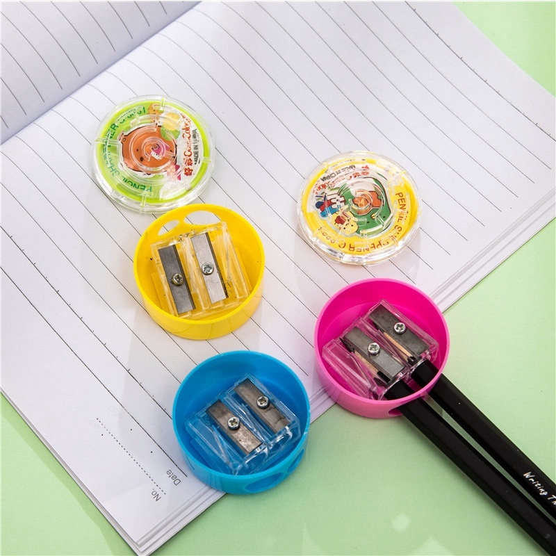 

2 In 1 Rautan Serutan Sharpener Bulat Pastel Color Rautan 753