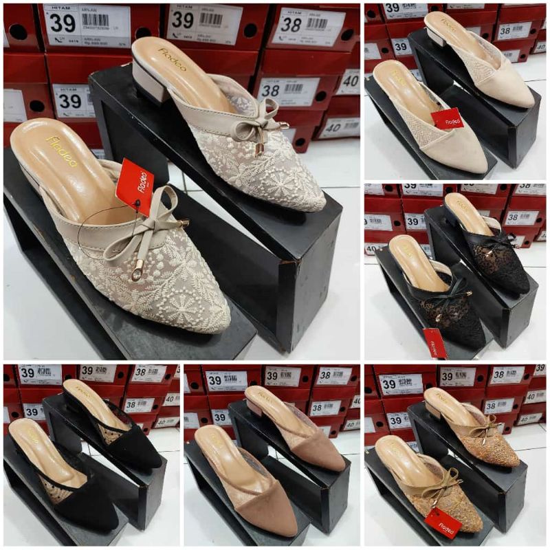 Sandal Slop Bustong Merk Fladeo Wanita (Original)