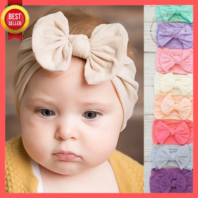 GOS -A408- Aksesoris Anak Bayi Perempuan Bandana Bando Model Pita