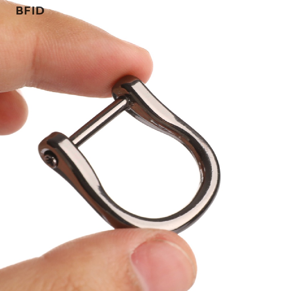 [BFID] Detachable Removable Open Screw D Ring Buckle Shackle Clasp Tas Kerajinan Kulit [ID]