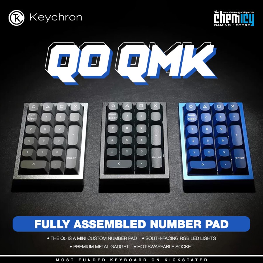 Keychron Q0 QMK Fully Assembled Custom Number Pad