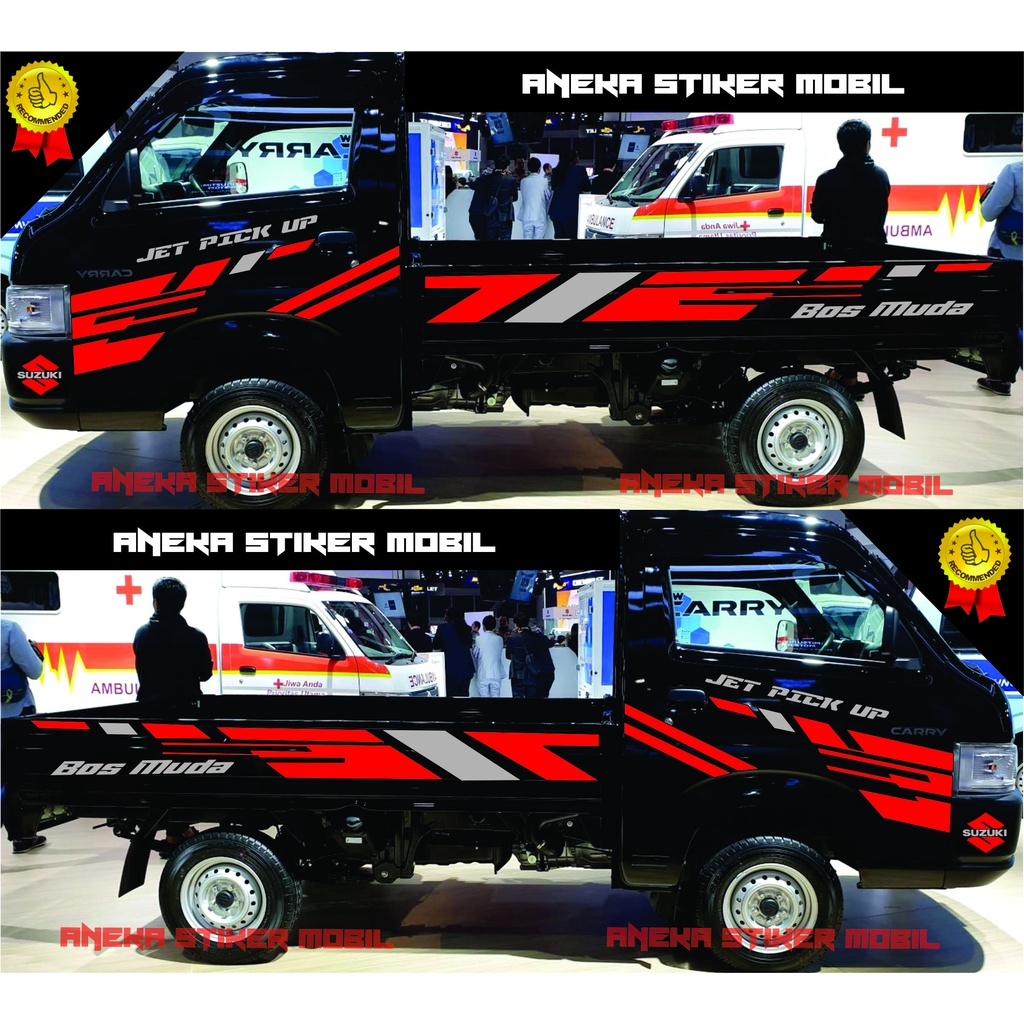 Sticker Stiker Pick Up New Carry Stiker Mobil Pick Up New Carry Aksesoris Stiker New Carry Terbaru