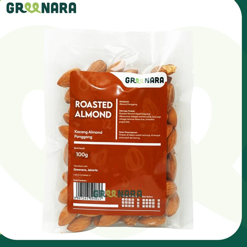 

CodeDd2D7 Roasted almond whole 100gr / kacang almond panggang 100gr