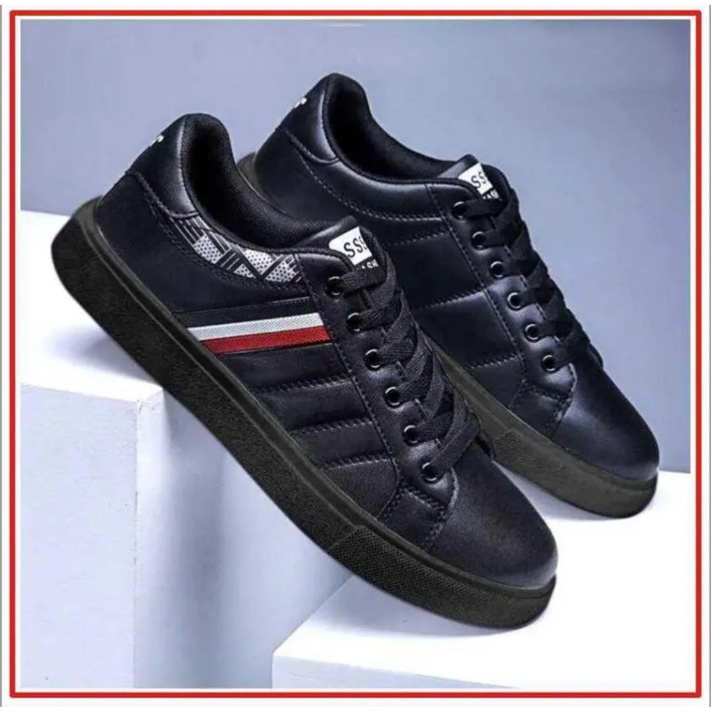 SEPATU SEKOLAH HITAM/SEPATU SNEAKERS  KETS PRIA WANITA TERMURAH TERLARIS ANAK LAKI LAKI PRIA OLAHRAGA