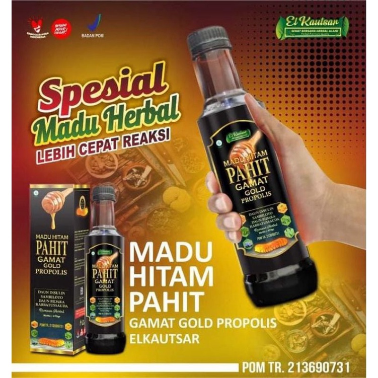 Madu Hitam Gamat Gold