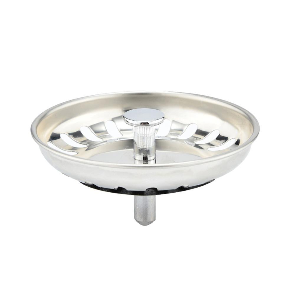 Populer Saringan Wastafel Penjualan Panas Stainless Steel Aksesoris Dapur Keranjang Sampah Plug