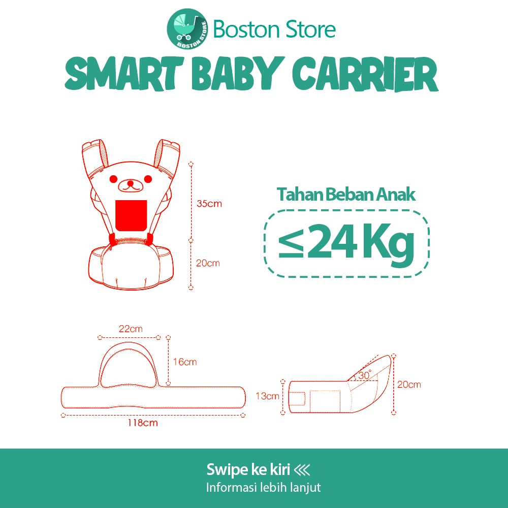 Bostonstore Gendongan Bayi / baby carrier / Hipseat / Matras bayi 0-36bulan / Gendongan Bayi / Gendongan Bayi Depan / Gendongan Bayi Hipseat / Gendongan Bayi Newborn / Gendongan Bayi m shape / Gendongan Bayi Depan Hipseat / Baby Carrier Hipseat