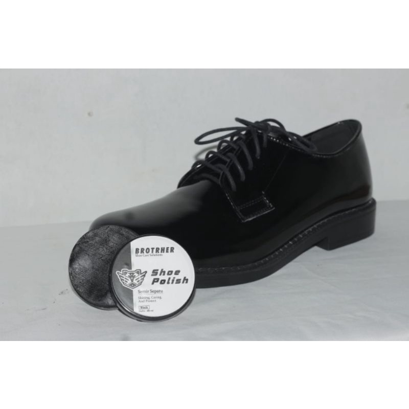 Semir Sepatu brotrher shoe polish Hitam Dan Netral Merk Brotrher