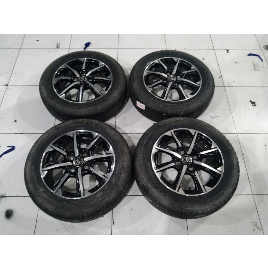 VELG MOBIL SEKEN STANDAR NEW CALYA RING 14 PLUS BAN ORIGINAL COPOTAN