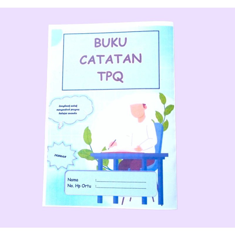 Buku Panduan Catatan TPQ/TPA SANTRI