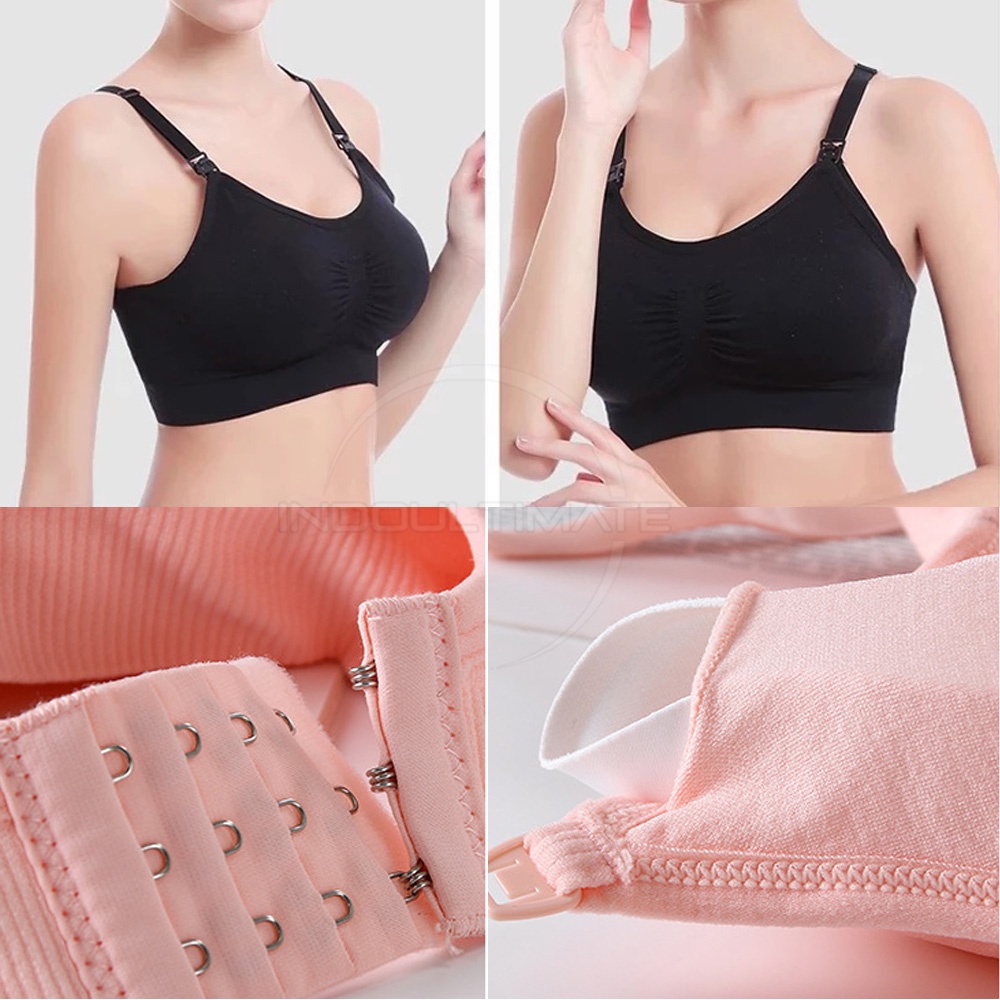1Pcs Bra Menyusui Model Sport Tanpa Kawat BIM-09 Pakaian Dalam Wanita Cewek Perempuan BH Bra Cewek