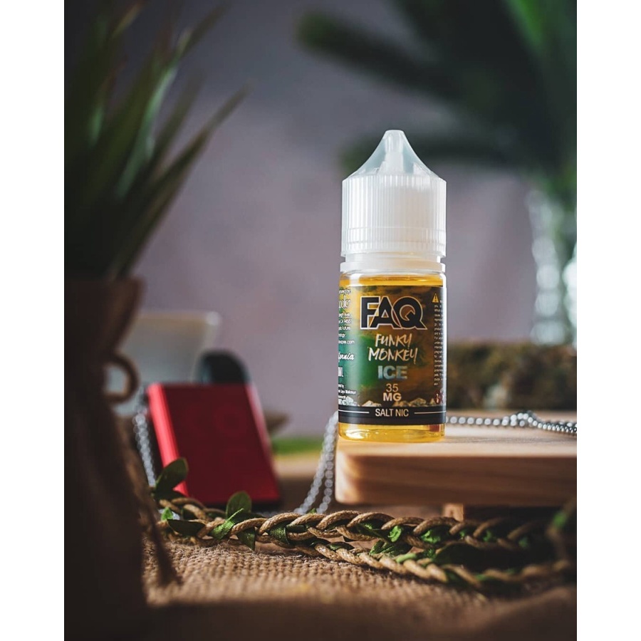 LIQUID FAQ FUNKY MONKEY ICE 30ML 35MG SALT 100% ORIGINAL