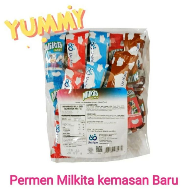 

milkita candy isi 30 butir | permen