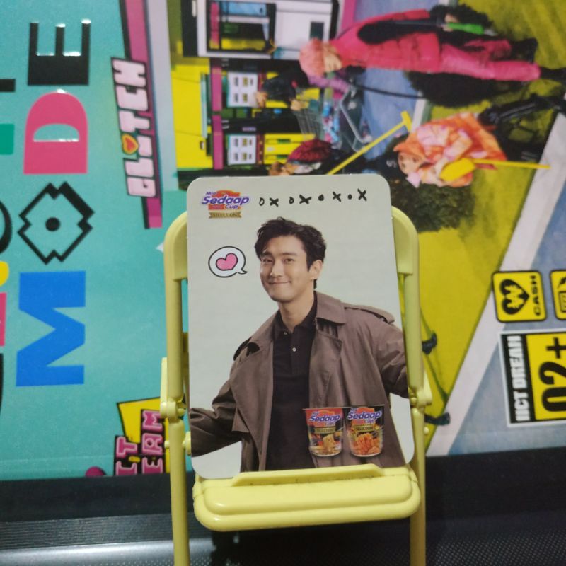 Photocard siwon mie sedap cup