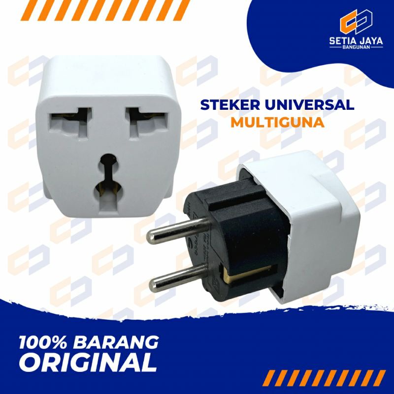 Over Steker / Colokan 3 Ke 2 Broco Universal / Serbaguna / Converter