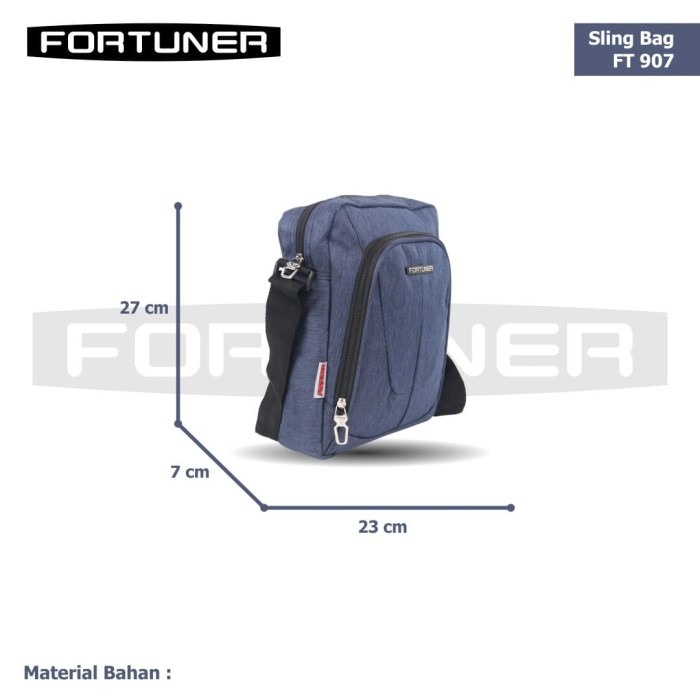 [KLIKTAS] Tas Slempang Pria I-pad FORTUNER - FT 907 - Sling Bag I-pad