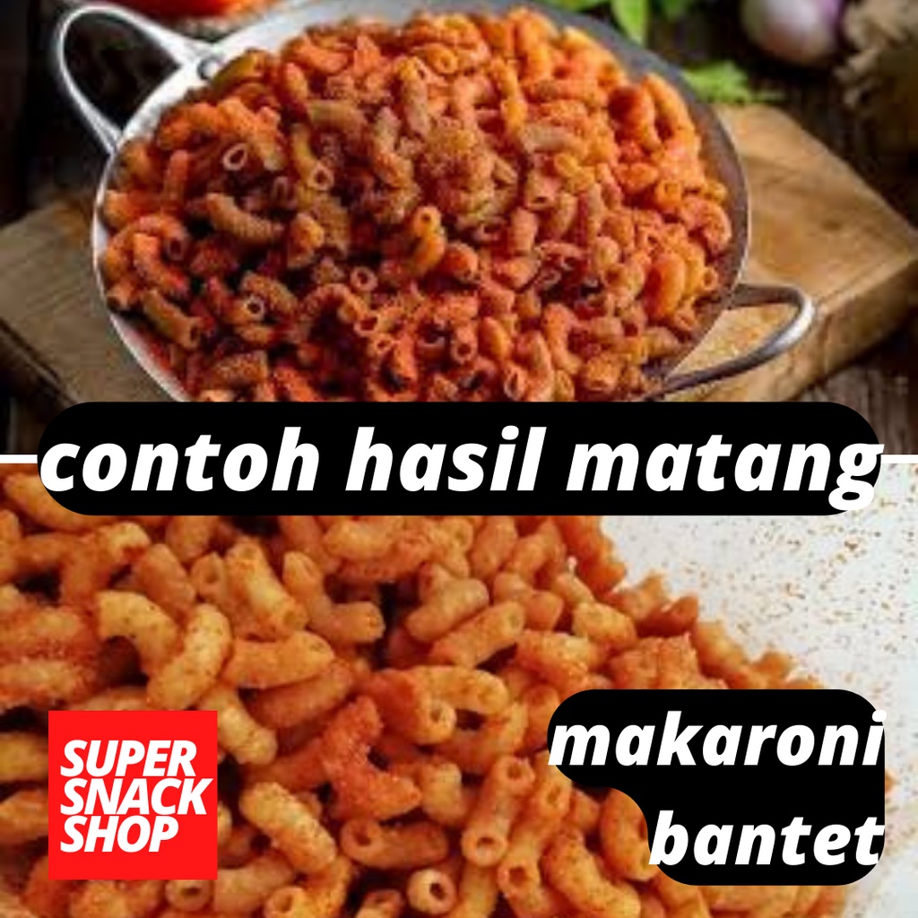 MAKARONI BANTET MURAH / MAKRONI MURAH / MAKARONI MENTAH /  MAKRONI BANTAT KUNING ANEKA 1 KG