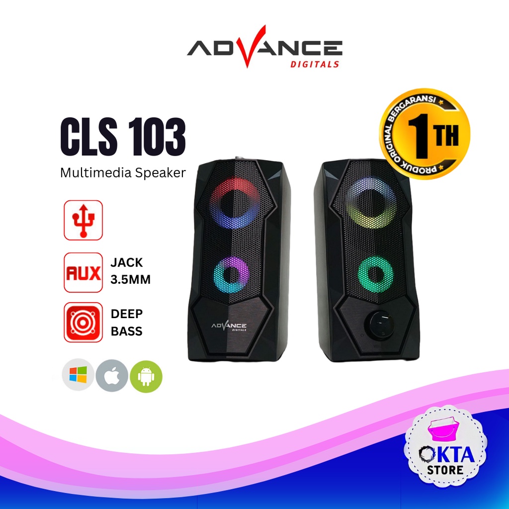 Gaming Speaker Advance CLS-103 RGB Gaming Speaker