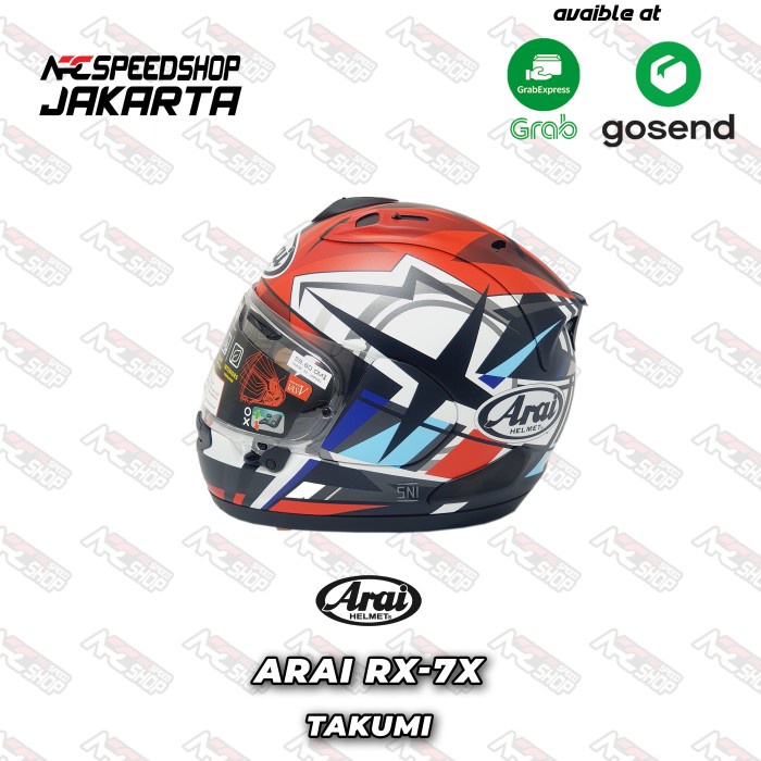 Helm Arai Rx7X Full Face Takumi ( L ) Helmet Motor Arai Rx7X #Original