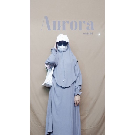 AURORA | Abaya batwing set gamis syar'i | Abaya Turki | Baju muslim