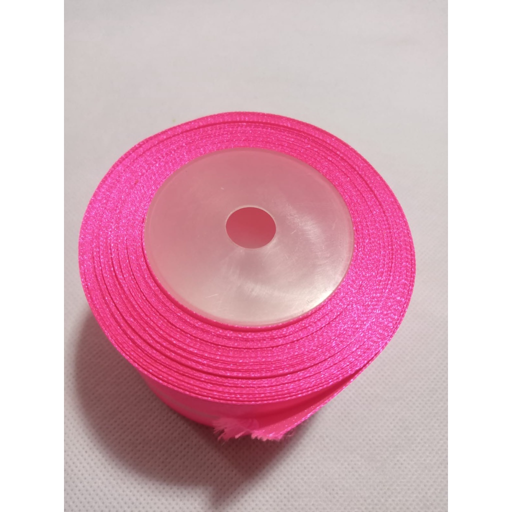 

Pita Satin Pink Stabilo Ukuran 5cm/2 inch Per ROLL