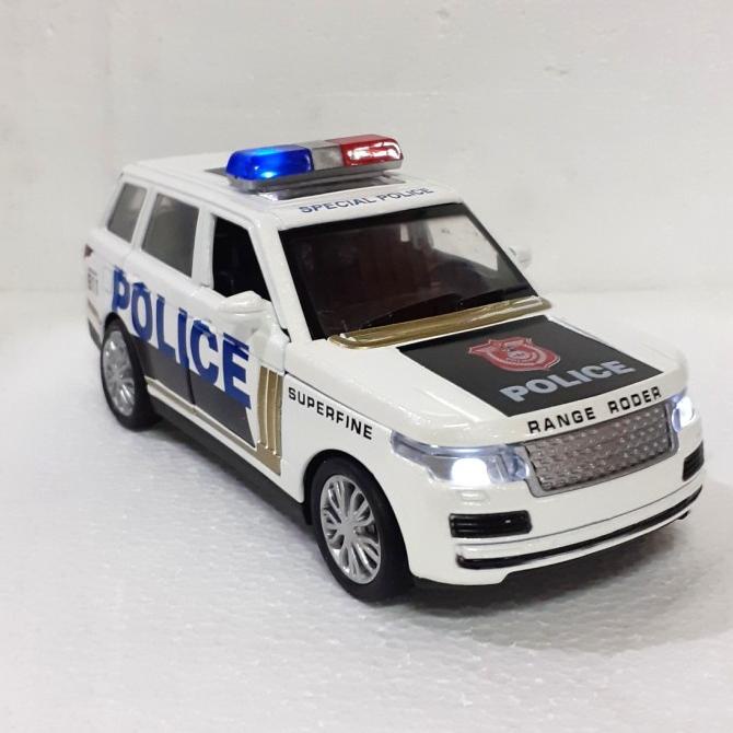 mainan mobil polisi DIECAST RANGE ROVER ---MURAH---