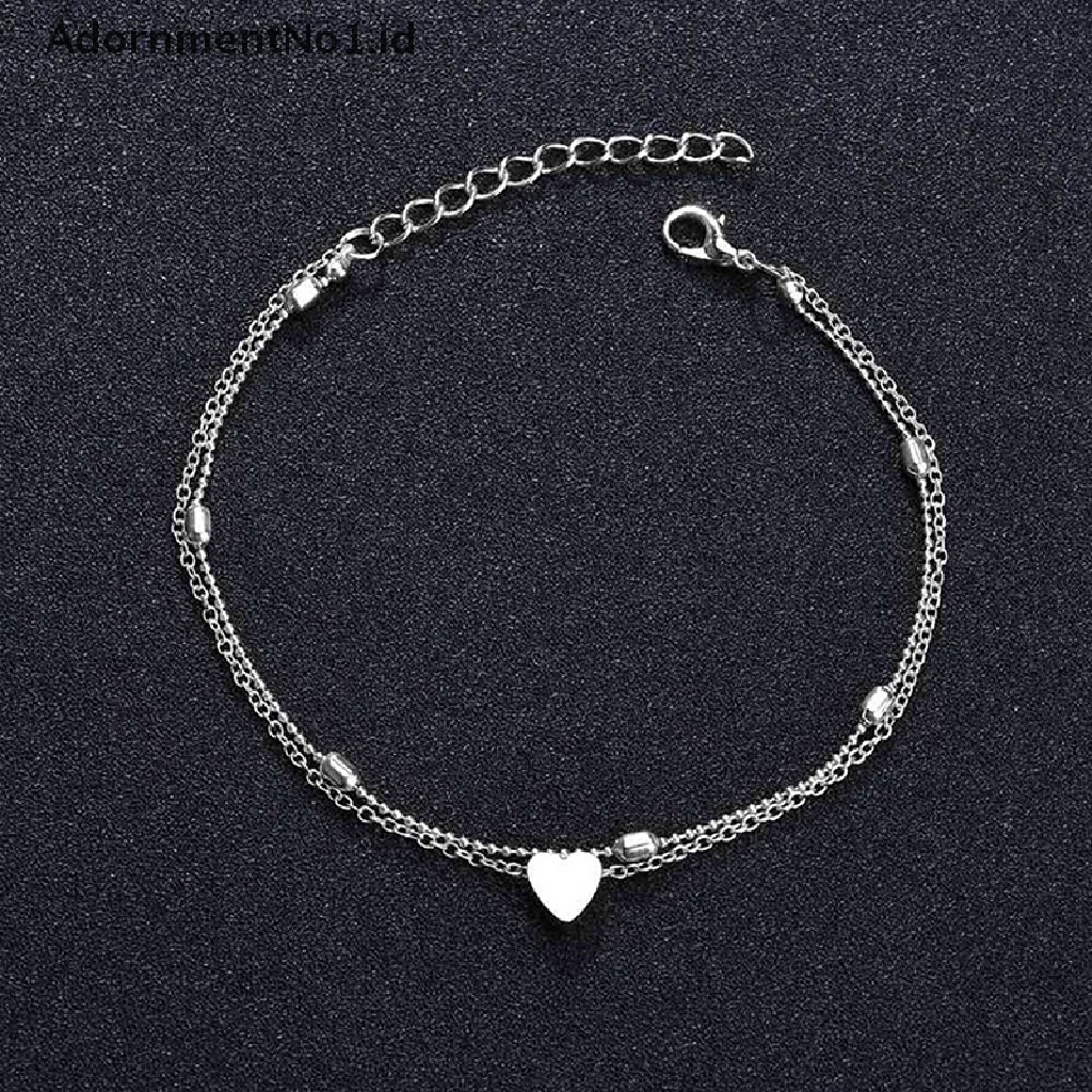 [AdornmentNo1] Bohemian Rantai Kaki Emas Bintang Laut Gelang Kaki Pantai Barefoot Sandal Ankle Bracelet Lucu Wanita Perhiasan [ID]