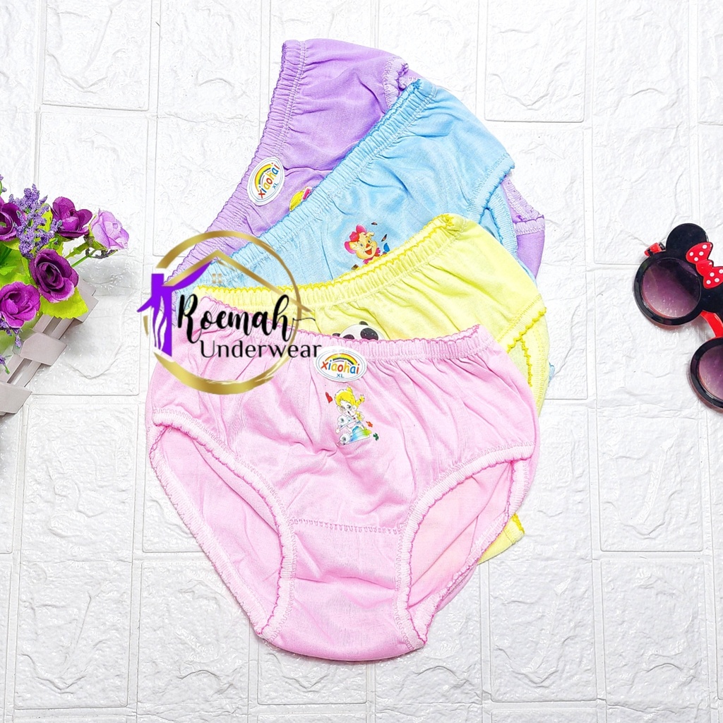 Roemah Underwear - Celana Dalam Anak Perempuan CD Anak Cewek CD Anak Kriwil Polos