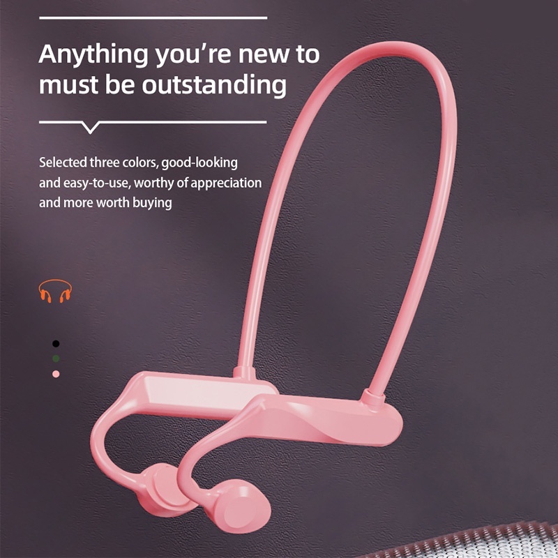 K69 Open Ear Headset Bluetooth Sport Air Conduction Tahan Air konduksi tulang