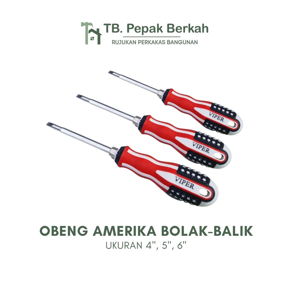 Obeng Amerika Bolak-Balik Obeng Amerika Plus Minus