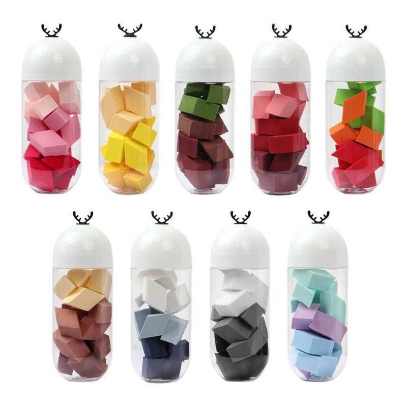 Diamond Bottle Makeup Sponge 15Pcs/Foundation Blender/Beauty Blender